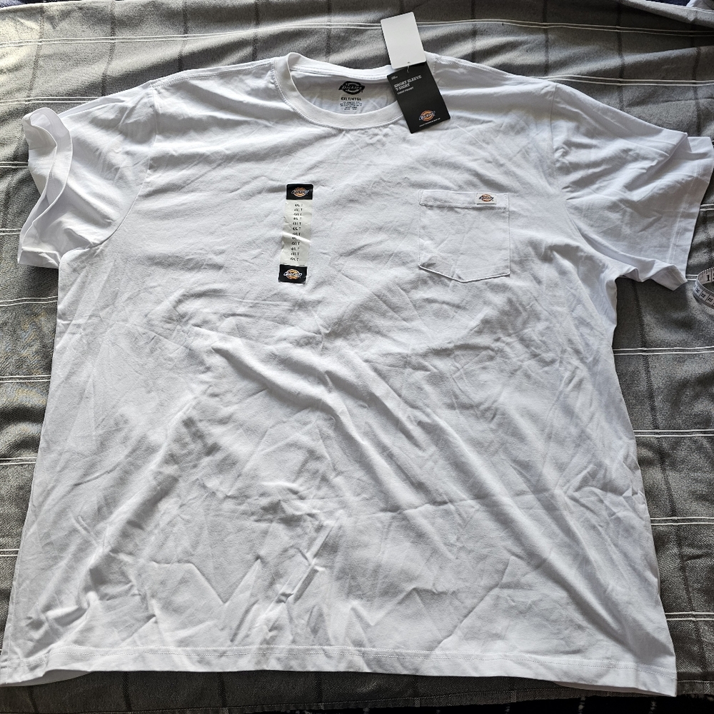 💥NWT White Men's Dickies T-Shirt